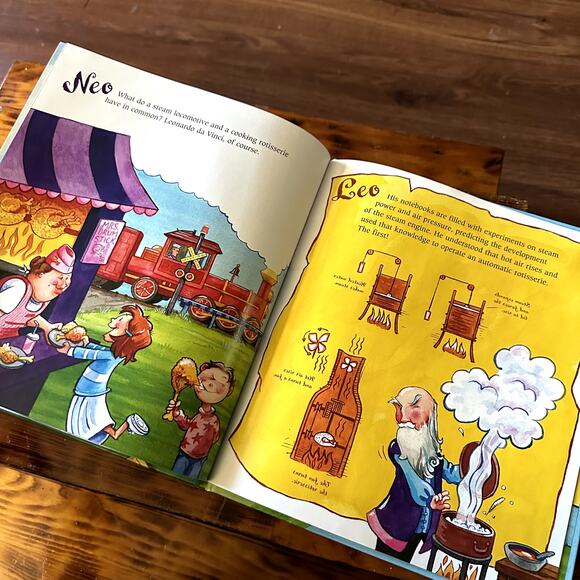 Neo Leo The Ageless Ideas Of Leonardo Di Vinci Hardcover Book - Picture 6 of 9